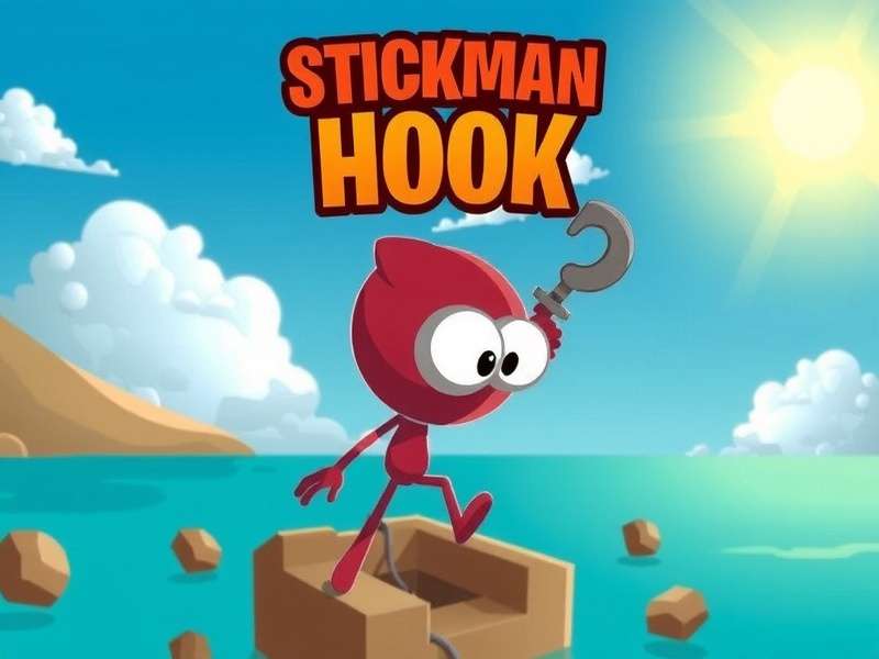 Stickman Hook Game level selection screen