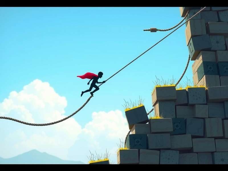 Concept art for future stickman game with advanced physics