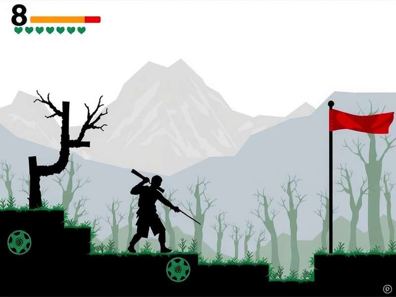 Stickman Hook gameplay showcasing a stick figure mid-swing