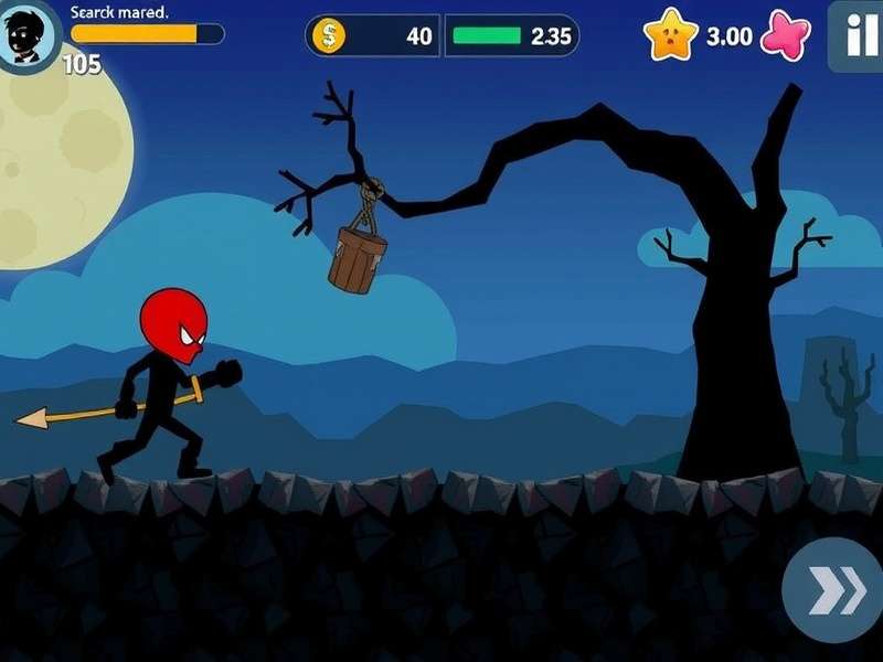 Complete roster of Stickman Hook characters swinging through vibrant levels