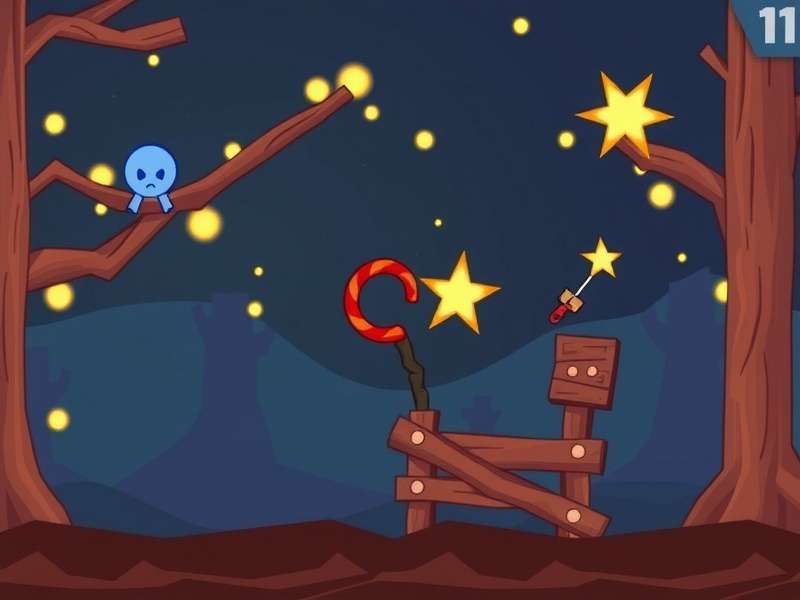 Stickman Hook Bitbucket - epic swinging action with glowing hook trails against a dark cosmic background