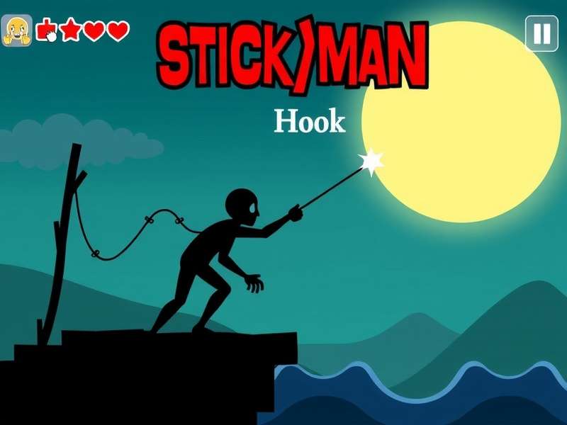 Stickman Hook Download – Swing across levels with your grappling hook