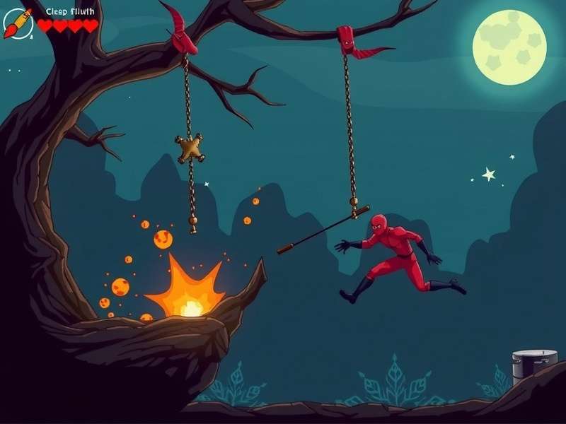 Stickman Hook Glitch — visual representation of hook physics and swing trajectory exploits
