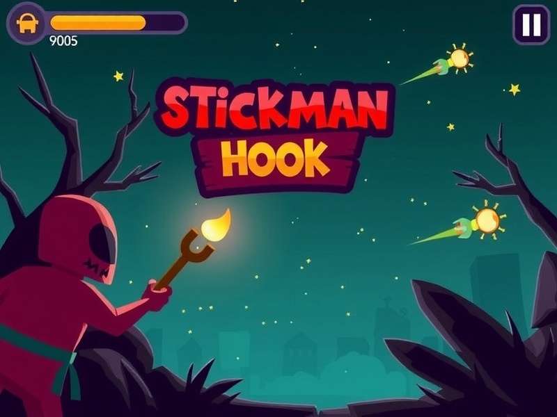 Stickman Hook No Ads – ad‑free swinging action with physics-based gameplay