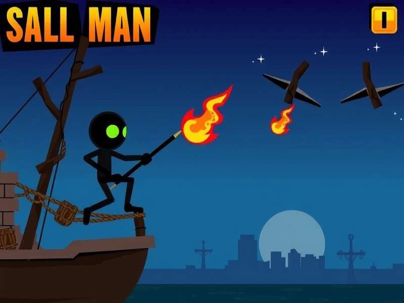 Stickman Hook Online Game – grappling hook swing action